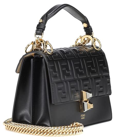 black small forever fendi kan i bag|Fendi Small Kan I Bag Black .